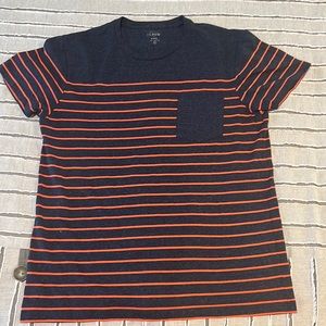 JCrew striped tshirt slim fit size large